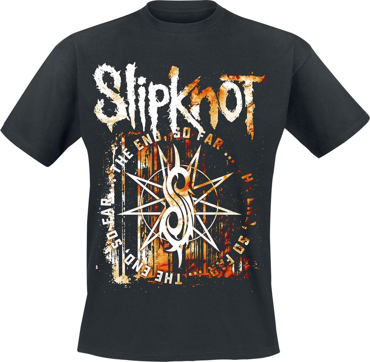 Slipknot The End, So Far Splatter Tričko černá