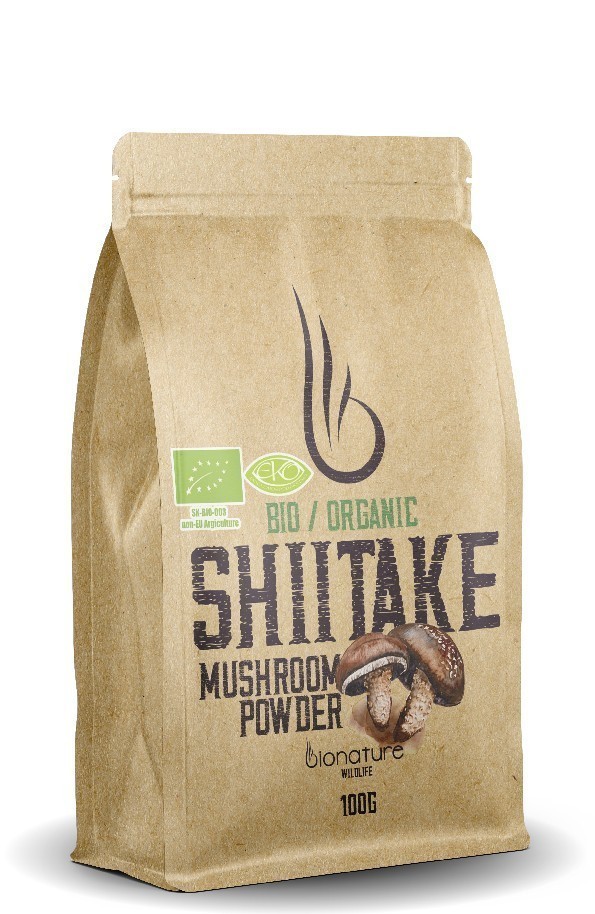 Bio Organic Shiitake prášek 100g