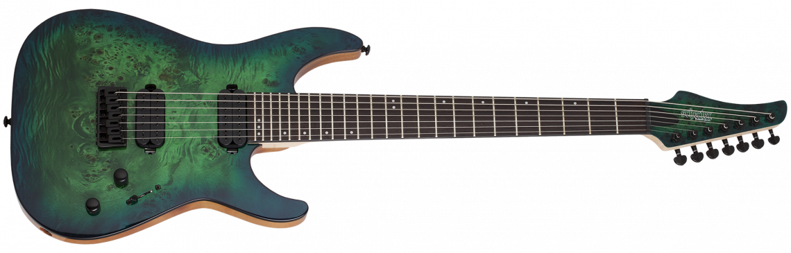 Schecter C-7 Pro - Aqua Burst