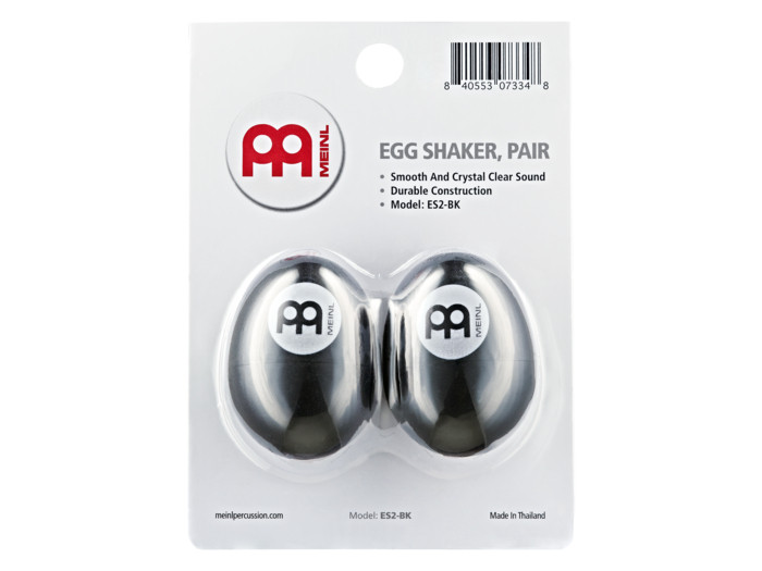 Meinl ES2-BK Plastic Egg Shakers Black