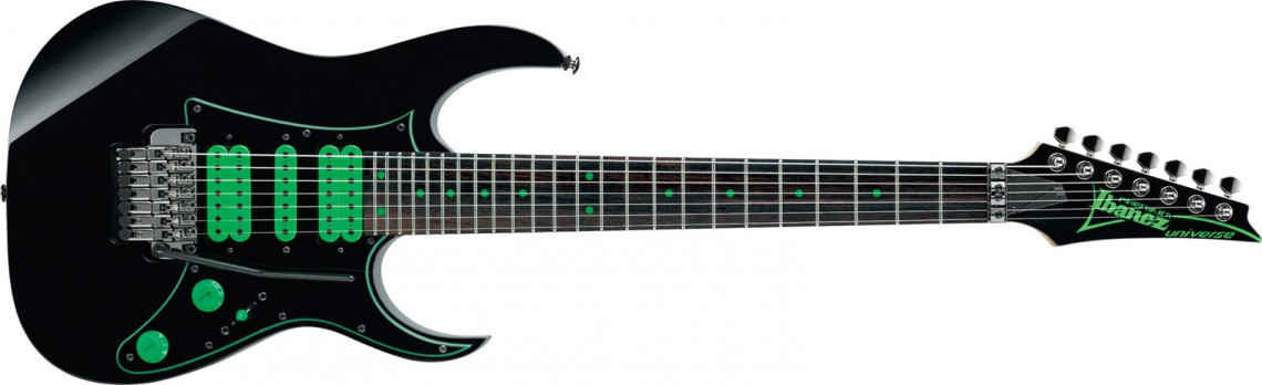Ibanez UV70-P Steve Vai, Rosewood Fingerboard - Black