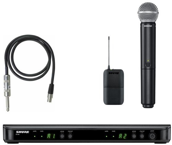 Shure BLX1288E/SM58 K3E 606 - 630 MHz