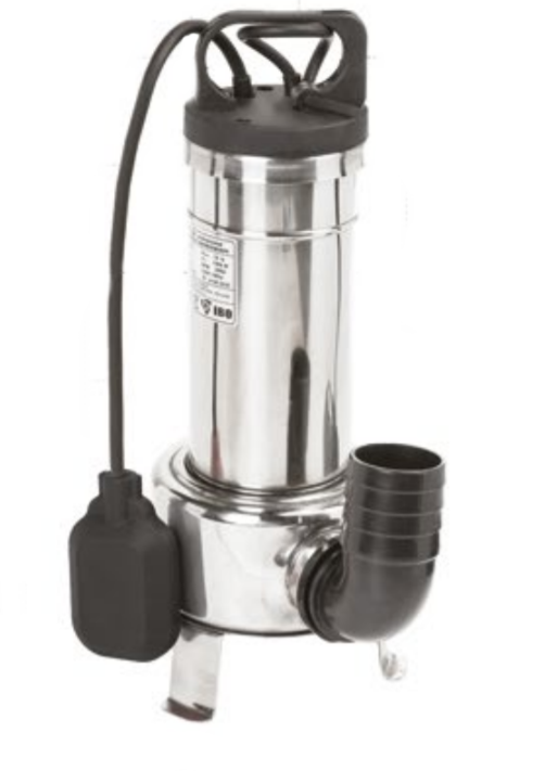 Kalové čerpadlo IBO SWQ 2200 s drtičem a plovákem 230V, 2,2kW, kabel 10m