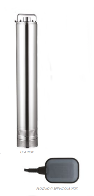 Ponorné nerezové čerpadlo IBO OLA 70/100 INOX 230V, s plovákem, kabel 20m
