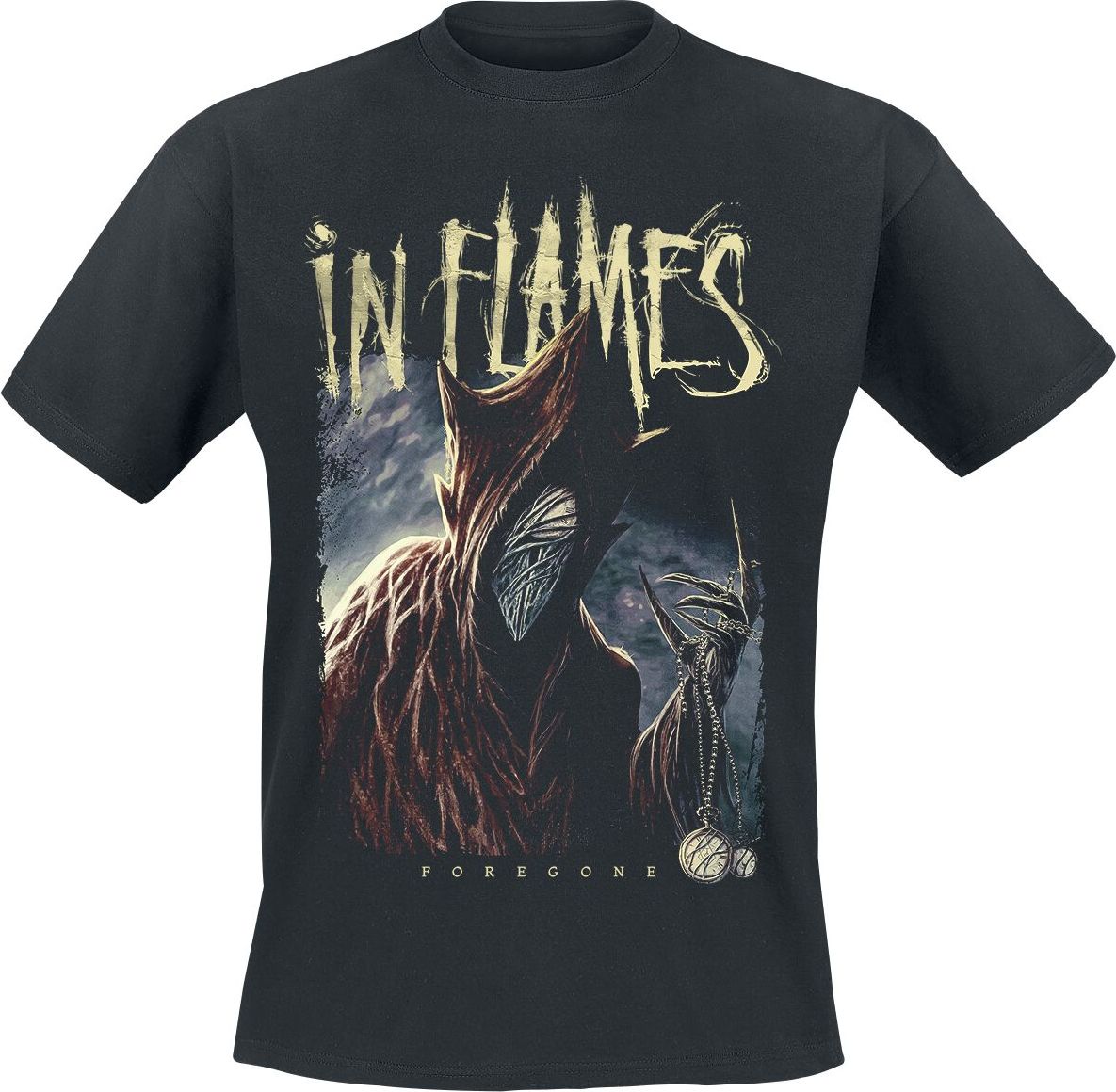 In Flames Foregone Tričko černá