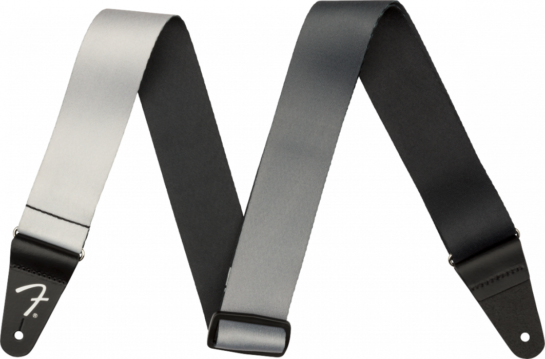 Fender 2" Ombré Strap, Silver Smoke