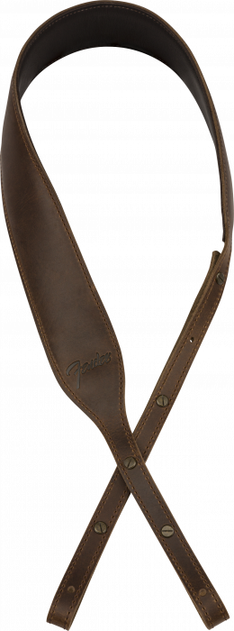 Fender Paramount Banjo Leather Strap Brown