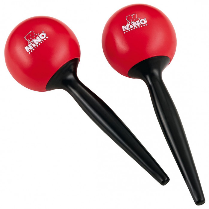 NINO Percussion NINO582R Plastic Maracas - Red