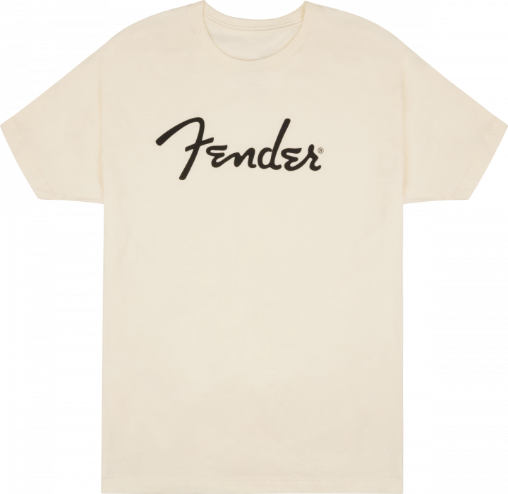Fender Spaghetti Logo T-Shirt, Olympic White, L