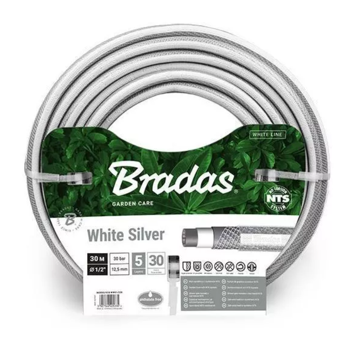 Hadice NTS WHITESILVER 1/2" - 20m Délka hadice: 30 m