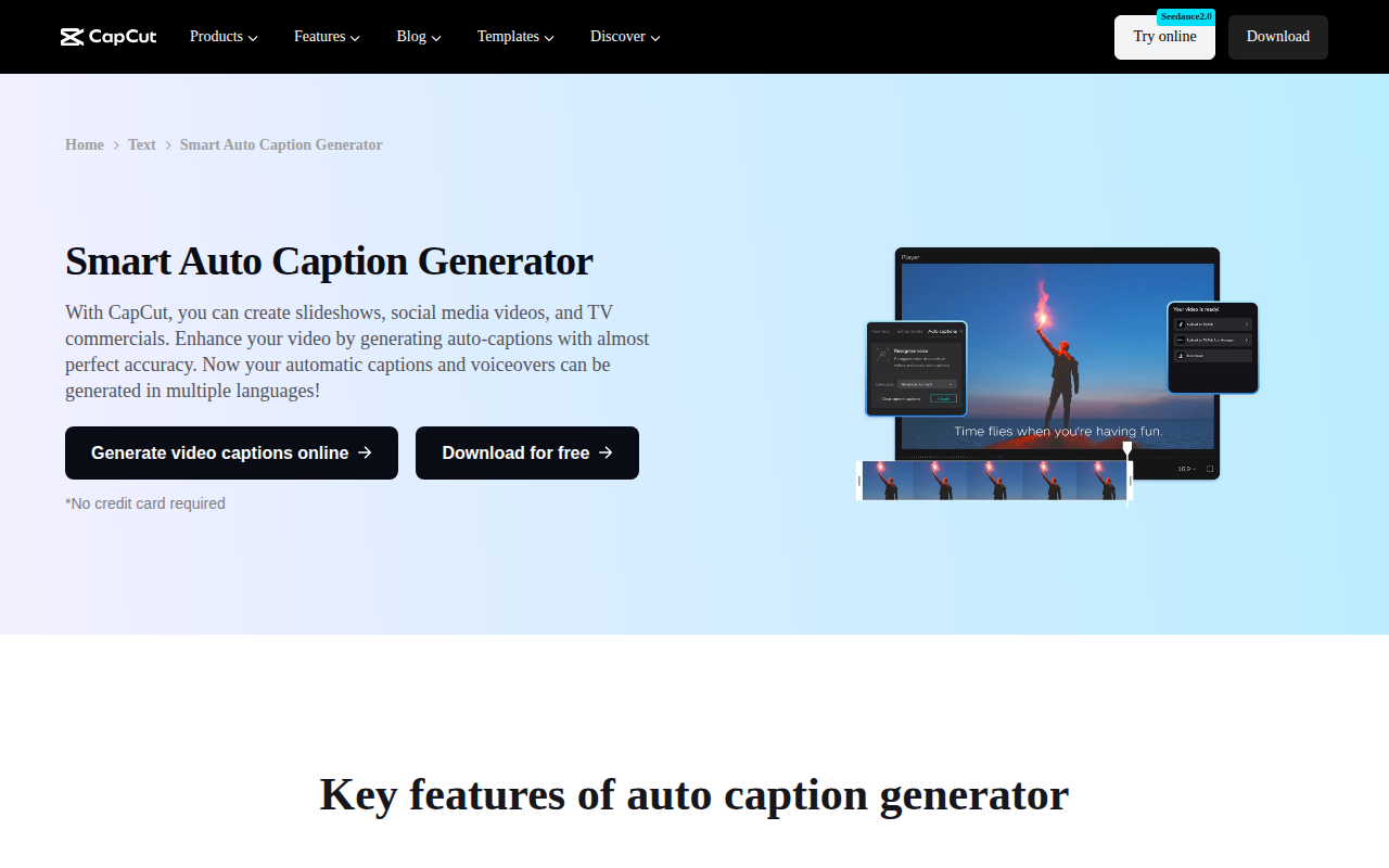CapCut Auto Caption Generator