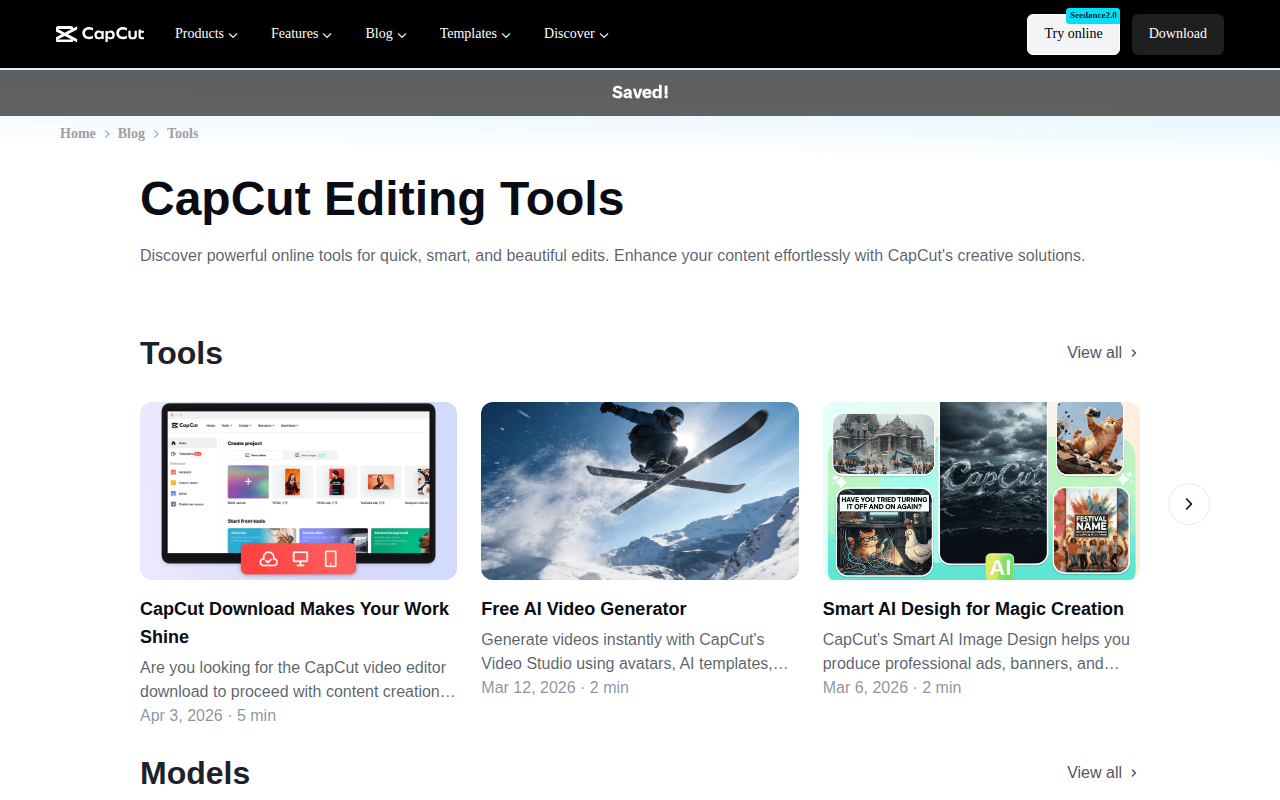 Přehled AI nástrojů v CapCutu
