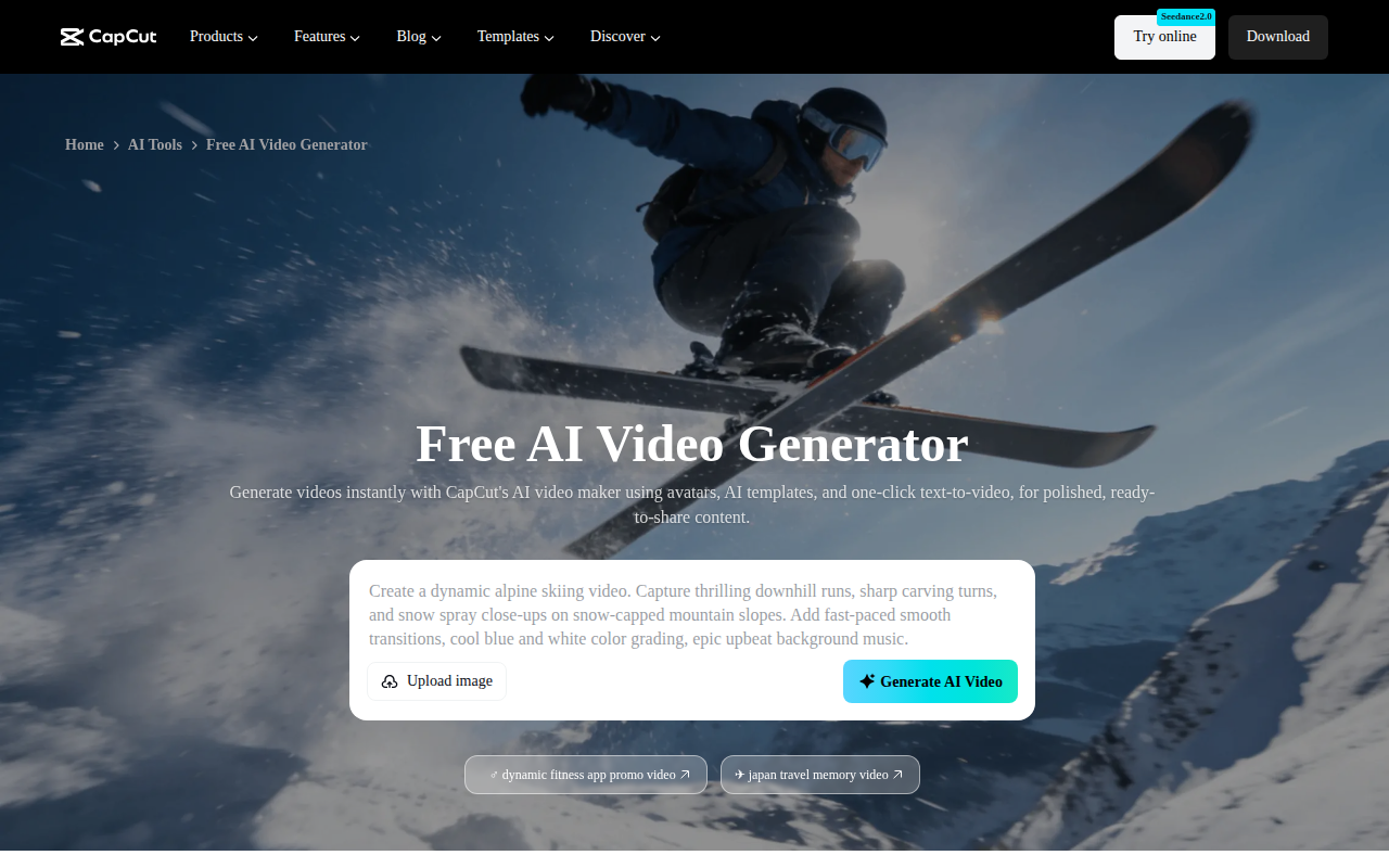 CapCut AI Video Generator